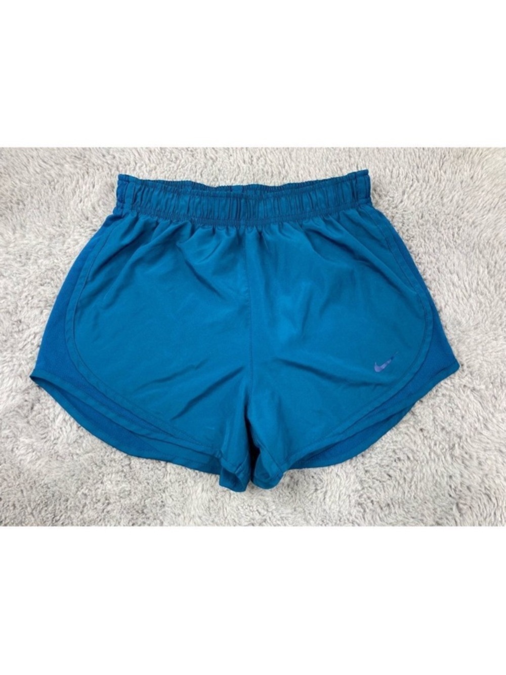 Nike Dri Fit Teal Blue Running Shorts